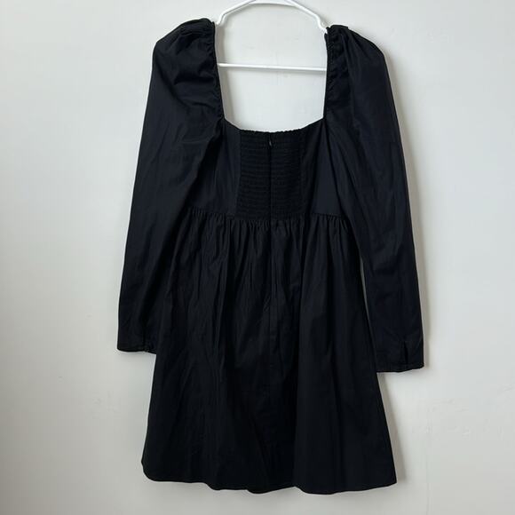 Reformation Kenzi Black Mini Dress Size: 10 - Picture 5 of 5